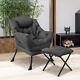 Lazy Chair With Ottoman Itzcominghome Chair With Stool Billow Grey Sofa Chair Uk