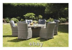 Luxury hi back Comfort six seater garden furniture set (Immediate Delivery)
