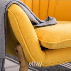 Modern Fabric Cushion Chair Occasional Accent Tub Armchair Living Room Lounge UK