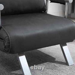 Modern Sofa Bed Single Adjustable Recliner Cushion Lounge Chair Seat Pillow Grey