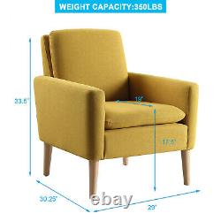 Modern Tub Sofa Couch Fabric Armchair Occasional Accent Chair Home Living Room