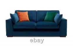NEW ORIGINAL PLUSH VELVET NORMAL BACK HOME 4+3+2 Sofa Swivel Chair SALE