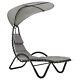 Outdoor Sun Lounger Chair With Canopy Helicopter Swing Hammock Seat Garden Shade