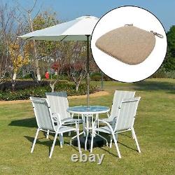 Outdoor Patio Chair Cushions Set Of 4 Garden Dinning Chair Furniture Pads NEW