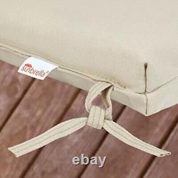 Outdoor Sunbrella Seat Cushions pads Spectrum Brick x 2 Grey X 3