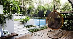 Rattan Garden Egg Chair Hanging Swing Cocoon Outdoor patio Grey/brown/ Wicker