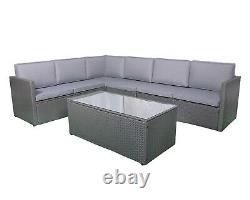 Rattan Garden Furniture Berlin Lounger Set With Coffee Table PREMIUM QUALITY NEW