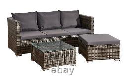 Rattan Garden Furniture Outdoor Corner Sofa Patio Garden Available In 3 Design