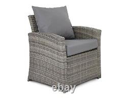 Rattan Garden Furniture Set 4 Pcs Table Chair Sofa Outdoor Patio Conservatory