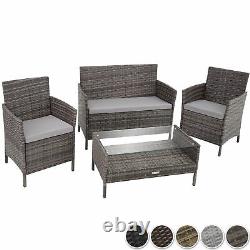 Rattan Garden Furniture Set Chairs Sofa Table Outdoor Patio Balkon Terazze New