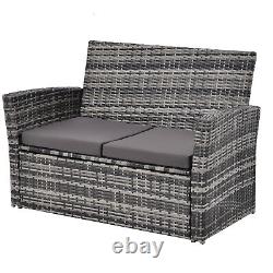 Rattan Garden Furniture Set Outdoor Patio Sofa Coffee Table Chairs Conservatory