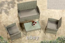 Rattan Garden Furniture Sofa Lounge Set In/Outdoor High Quality, Easy Assembly