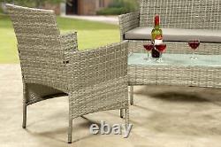 Rattan Garden Furniture Sofa Lounge Set In/Outdoor High Quality, Easy Assembly