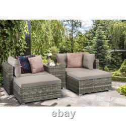 Rattan Garden Furniture Sofa Table Set Conservatory Outdoor Patio Set