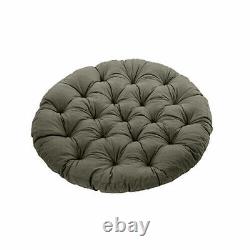 Replacement Water Resistant Outdoor 120cm Papasan Chair Cushion Tufted Garden