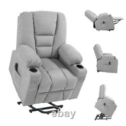 Riser Recliner Chairs for the Elderly, Lift Chair with Cup Holder