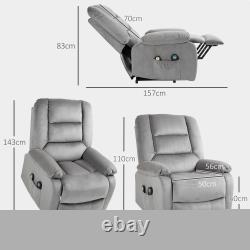 Riser and Recliner Chair with Vibration Massage and Heat for the Elderly