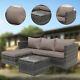 Sfs066 Rattan Garden Furniture Corner Sofa Lounge Set In/outdoor Extra Wide