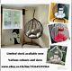 Single Hanging Rattan Swing Patio Chair Egg With Cushion Indoor & Outdoor Cocoon