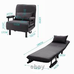 Single/Double Sofa Bed Recliner Chair Sleeper Folding Couch Settee/Chair Sofabed