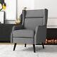 Single Upholstered Sofa Accent Chair Wingback Recliner Chair Withremovable Cushion