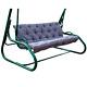 Soft Cushion For Porch Swing With Backrest Soft Outdoor Garden Pillow With Ties
