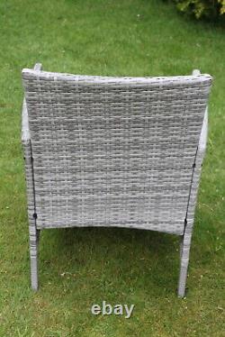 Stratford Rattan Weave Garden 6 Seater Dining Set Complete With Cushions