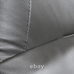 Svago Leather Recliner Armchair Grey