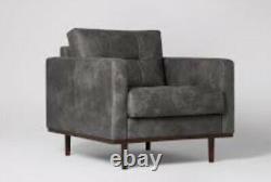 Swoon Berlin Sofa/chair Replacement Back Cushion Manhattan Grey Leather