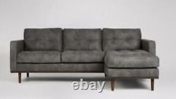 Swoon Berlin Sofa/chair Replacement Seat Cushion Manhattan Grey Leather