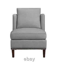 Thomasville Arlo 3 piece Accent Chair & Table Set Grey