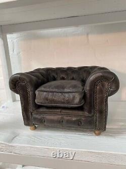 Timothy Oulton Chesterfield Mini Sofa Arm Chair Display Table Decor Accessories