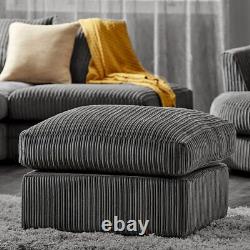 U shape amalfi jumbo cord scatter back sofa Armchair Swivel chair