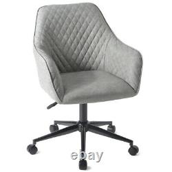 UK Velvet Office Chair Swivel Desk Chairs Luxurious Task Chair Cushion Armchair