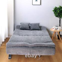 Upholstered Sofa Bed Sleeper Recliner Chair Beds 3 Seater Couch Settee Sofabed