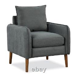 Upholstered Sofa Seat Modern Accent Chair Reading Armchair with Removable Cushion