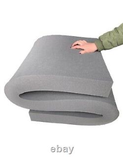 Upholstery Dark Grey Foam Cushions Chair Pad Bench SEAT HEADBOARD Campervan