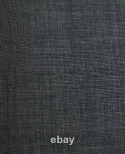 Upholstery fabric Linen look dark grey textured curtain cushion chair material