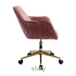 Velvet Midback Computer Desk Office Chair Adjustable Lift Swivel Cushioned Seat