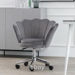 Velvet Office Chair Adjustable Ergonomic Desk Chair Swivel Computer Armchair