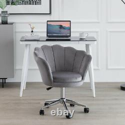 Velvet Office Chair Adjustable Ergonomic Desk Chair Swivel Computer Armchair