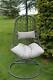 Verona Hanging Garden Chair Wicker Egg Garden Chair- In Grey- Returns