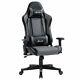 Vinsetto Racing Gaming Office Chair Swivel Recliner With Lumbar Support, Grey