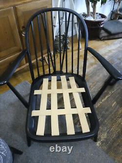 Vintage Ercol Windsor Armchair 203- NEW CUSHIONS & WEBBING ASSIST COURIER