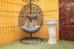 2021 Hanging Rattan Swing Patio Garden Chair Weave Egg With Cushion In Outdoor (en Anglais Seulement)