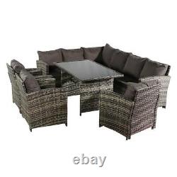 6pcs Patio Rattan Seating Garden Furniture Set Table Chairs With Cushions 9 Seater 6pcs Patio Rattan Seating Garden Furniture Set Table Chairs With Cushions 9 Seater 6pcs Patio Rattan Seating Garden Furniture Set Table Chairs With Cushions 9 Seater 6
