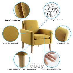 Canapé moderne en tissu pour la baignoire, canapé, fauteuil en tissu occasionnel, chaise d'appoint pour la maison, salon.