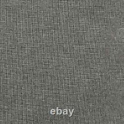 Coussins de chaise basse 4 pièces en mélange gris foncé 100x50x4 Tissu I2C1