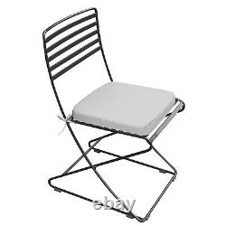 Coussins de siège extérieurs pour chaises de jardin en plastique Resol Palma avec rembourrage en fibre