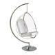 Eero Aarnio Acrylic Ball Chair Stand Et Coussins Gris Brand New